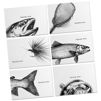 Fly Fishing Thank You Cards