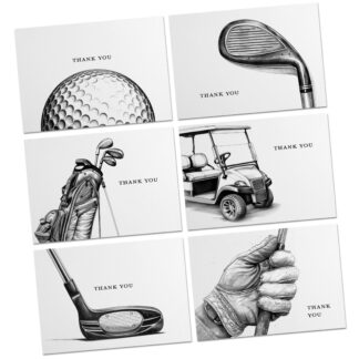 Golf Thank You Cards