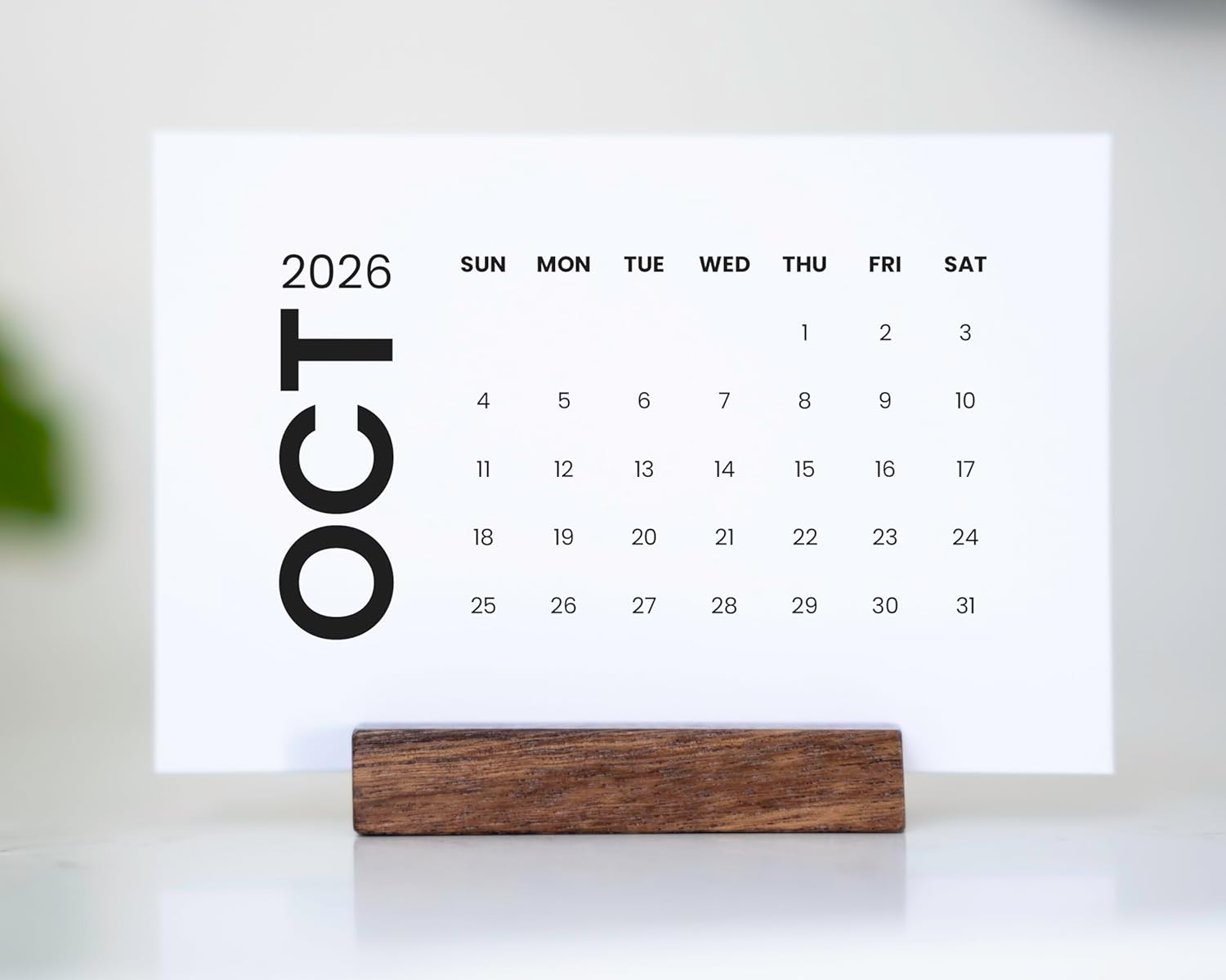 2026 Desk Calendar - Modern Minimalist - Image 6