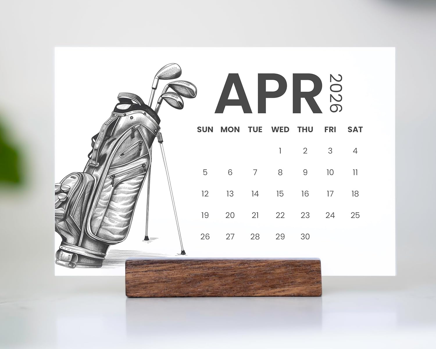 2026 Golf Desk Calendar - Image 7