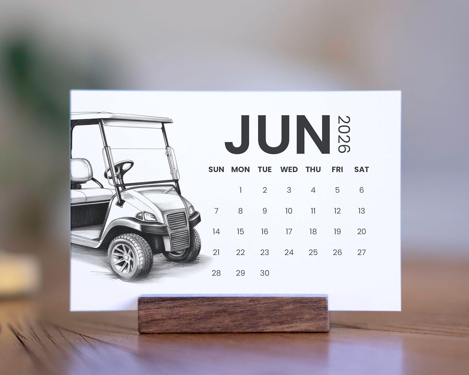 2026 Golf Desk Calendar - Image 4