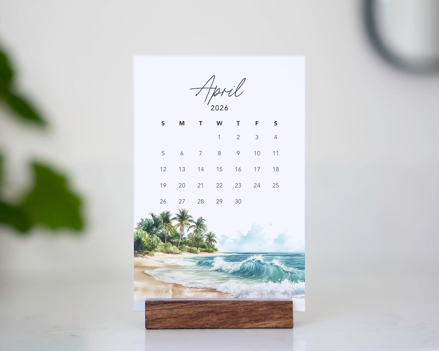 2026 Desk Calendar - Beautiful Beaches - Image 6