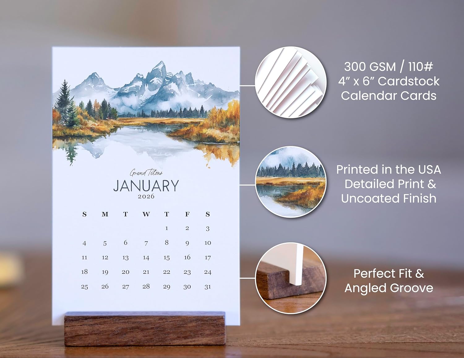 2026 Desk Calendar - National Parks Set 1 - Image 2