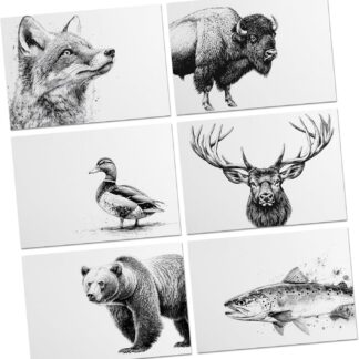Outdoorsman - Hunting, Fishing, Nature - Notecards