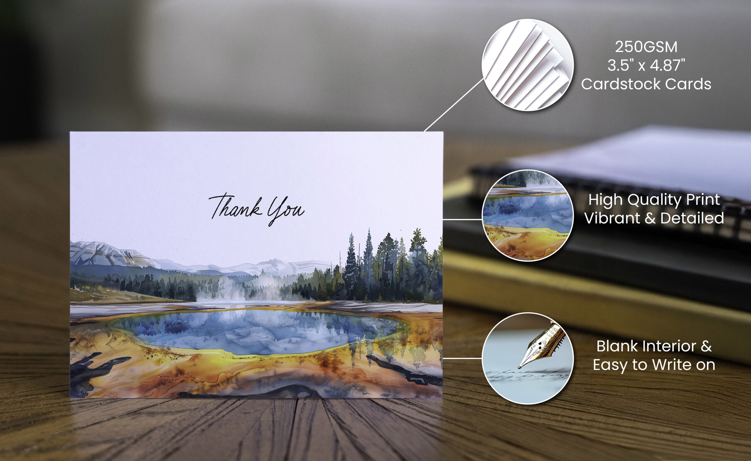 National Park Inspired Thank You Cards - Image 8