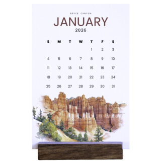 2026 Desk Calendar - National Parks Set 2