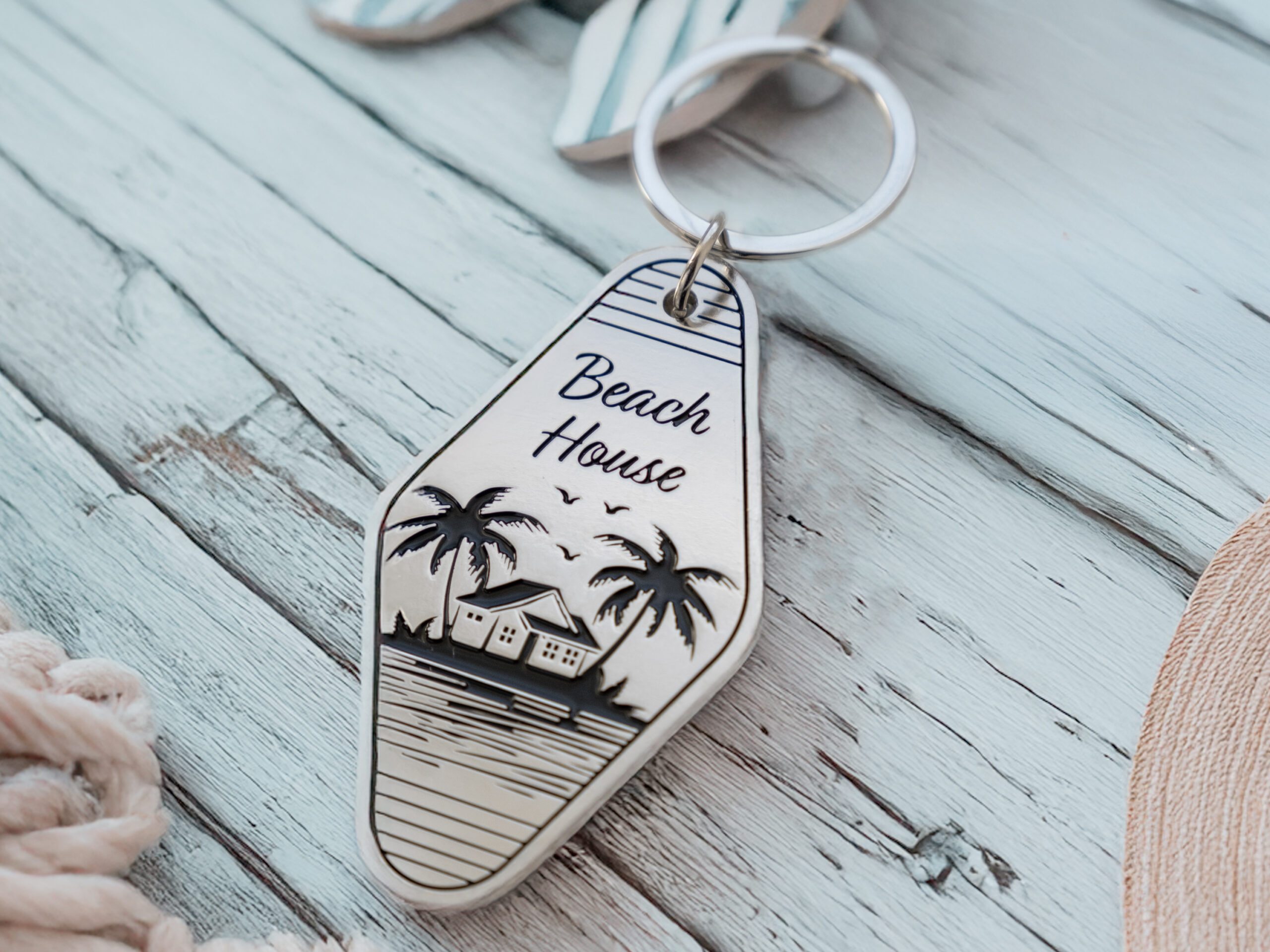 Vacation Home Keychain - Beach House - Image 2