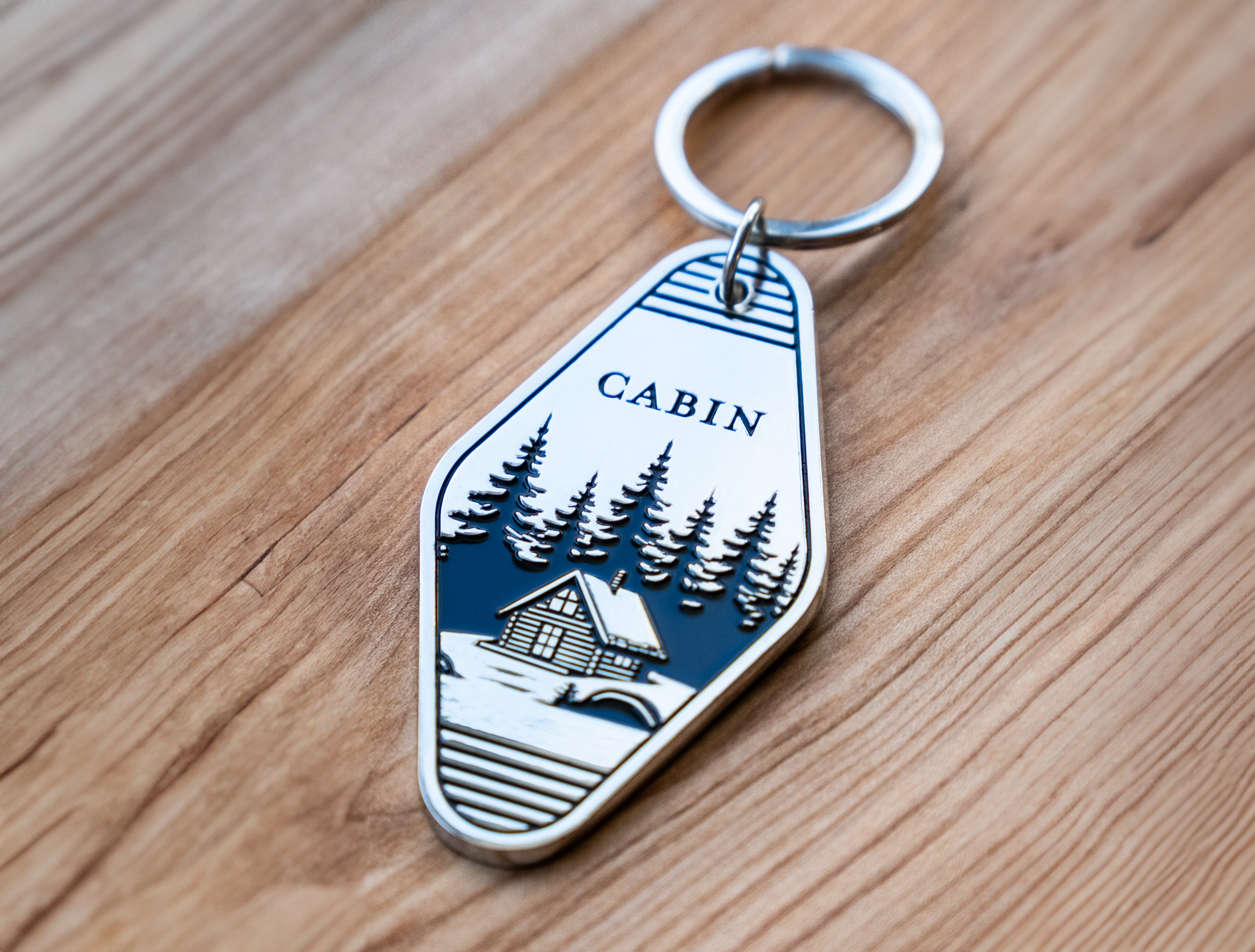 Vacation Home Keychain - Cabin - Image 2