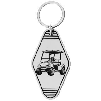 Metal Golf Cart Keychain