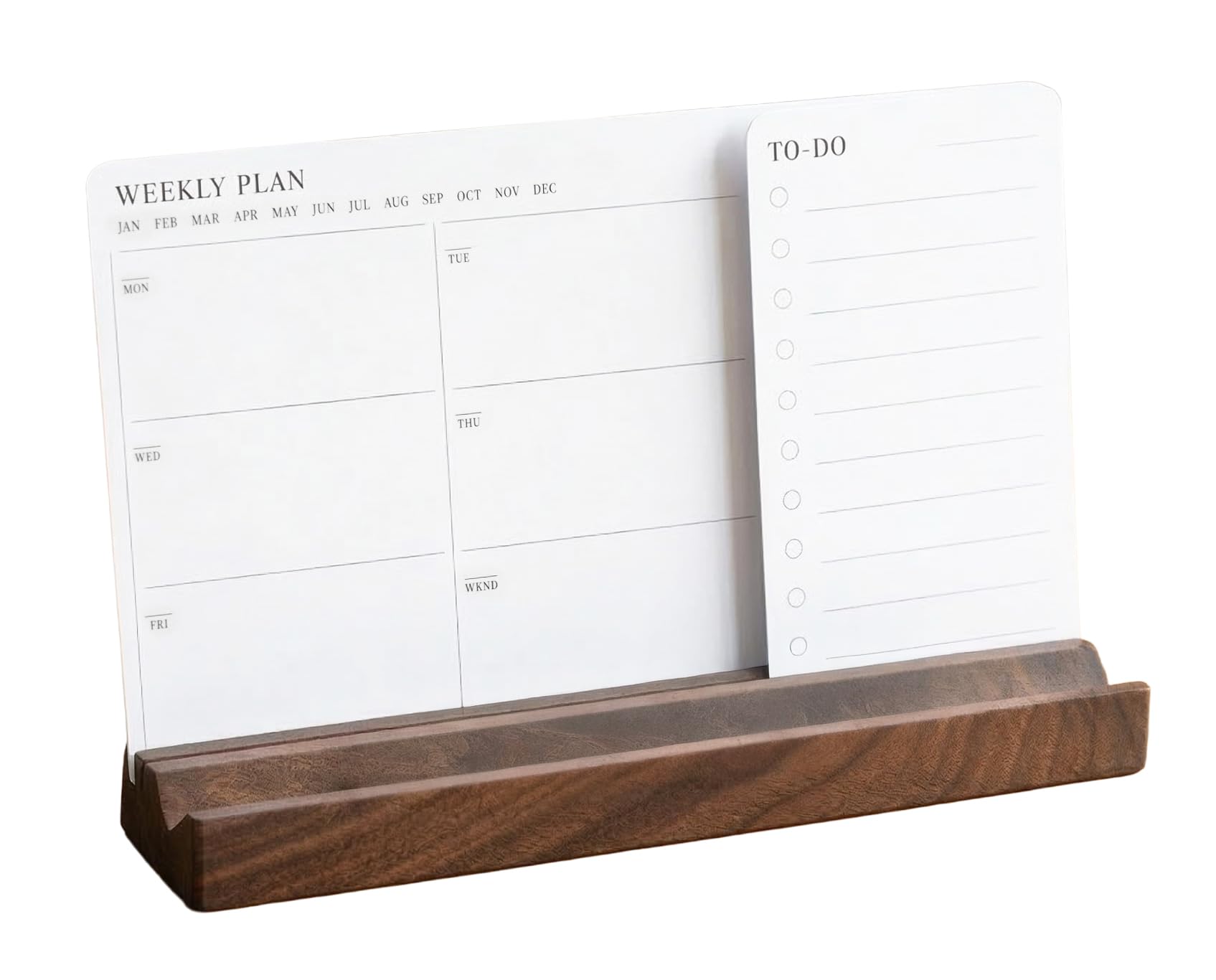 Minimalist Weekly Planner Desk Set