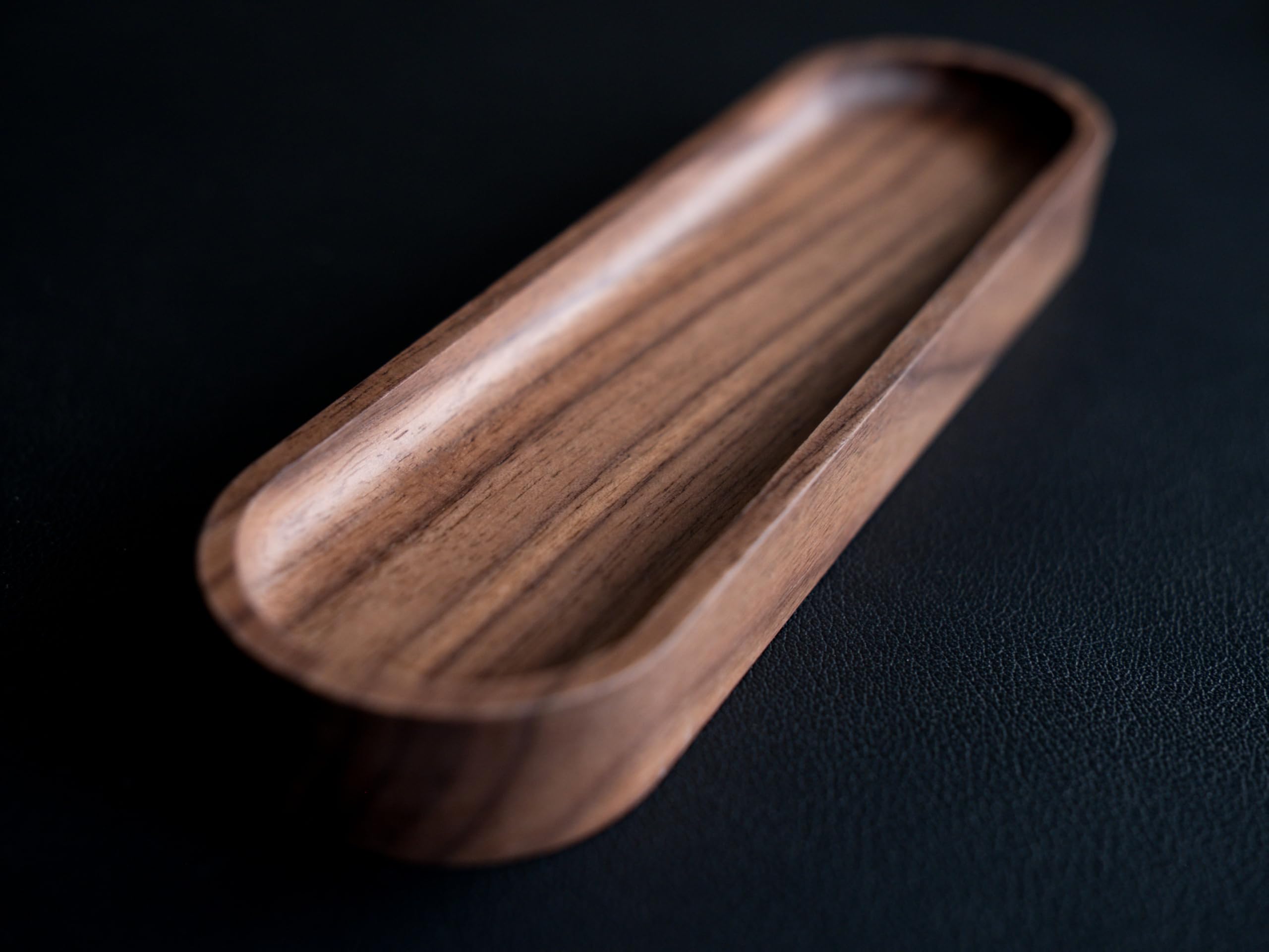 Walnut Minimalist Pen Tray - Image 3