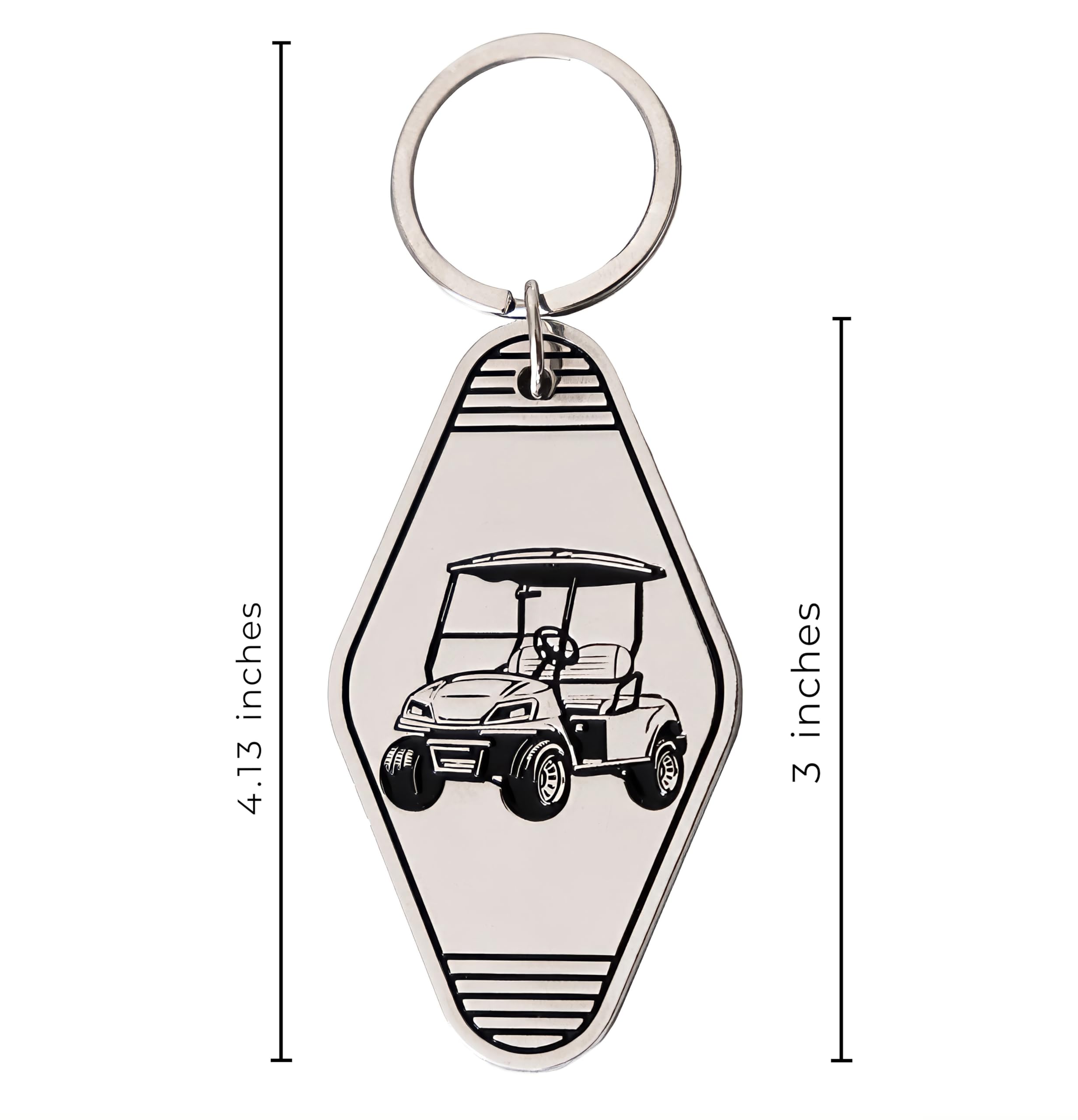Metal Golf Cart Keychain - Image 6