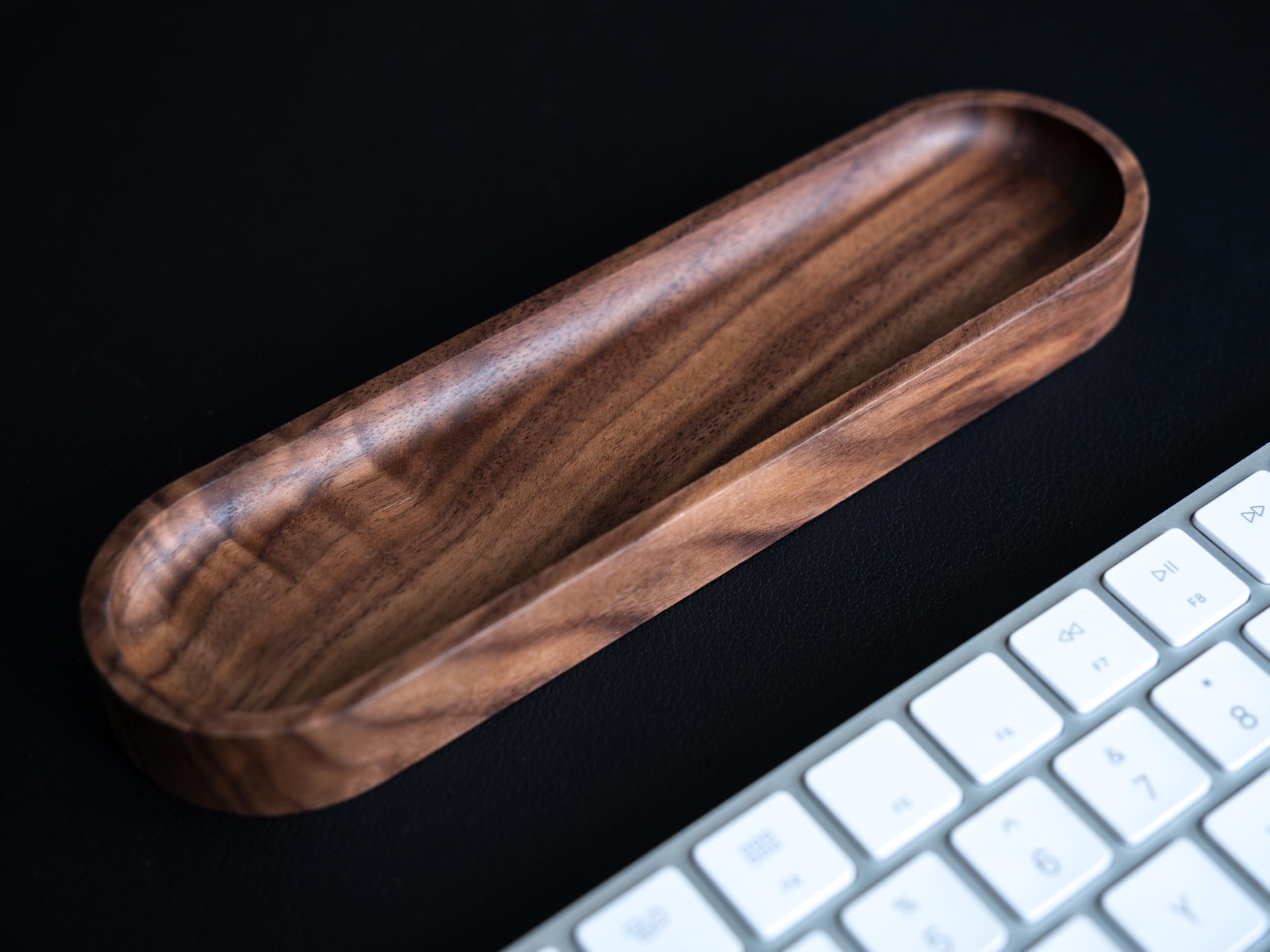Walnut Minimalist Pen Tray - Image 5