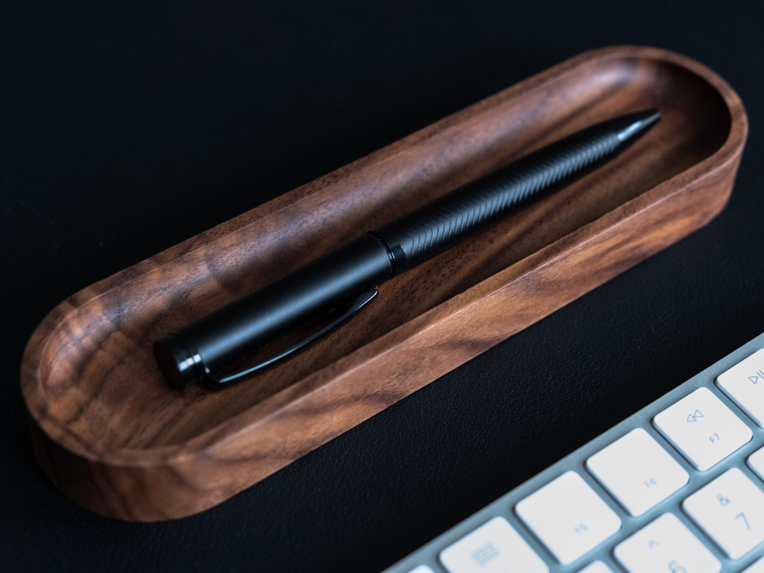 Walnut Minimalist Pen Tray - Image 6