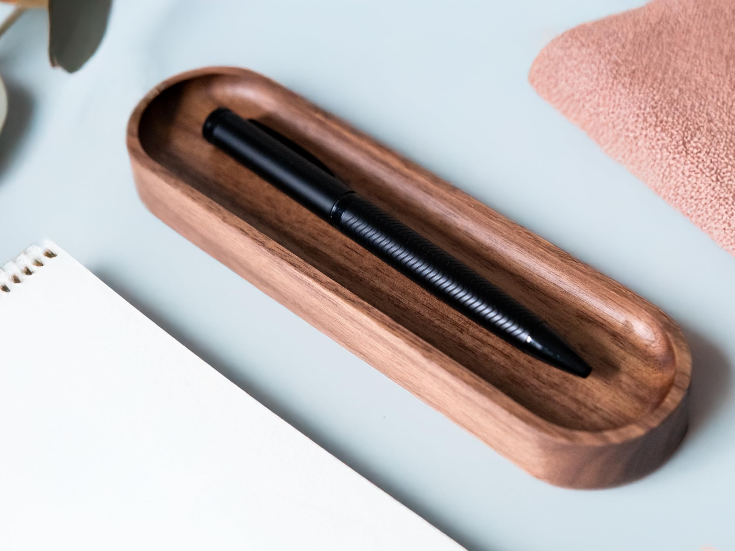 Walnut Minimalist Pen Tray - Image 2