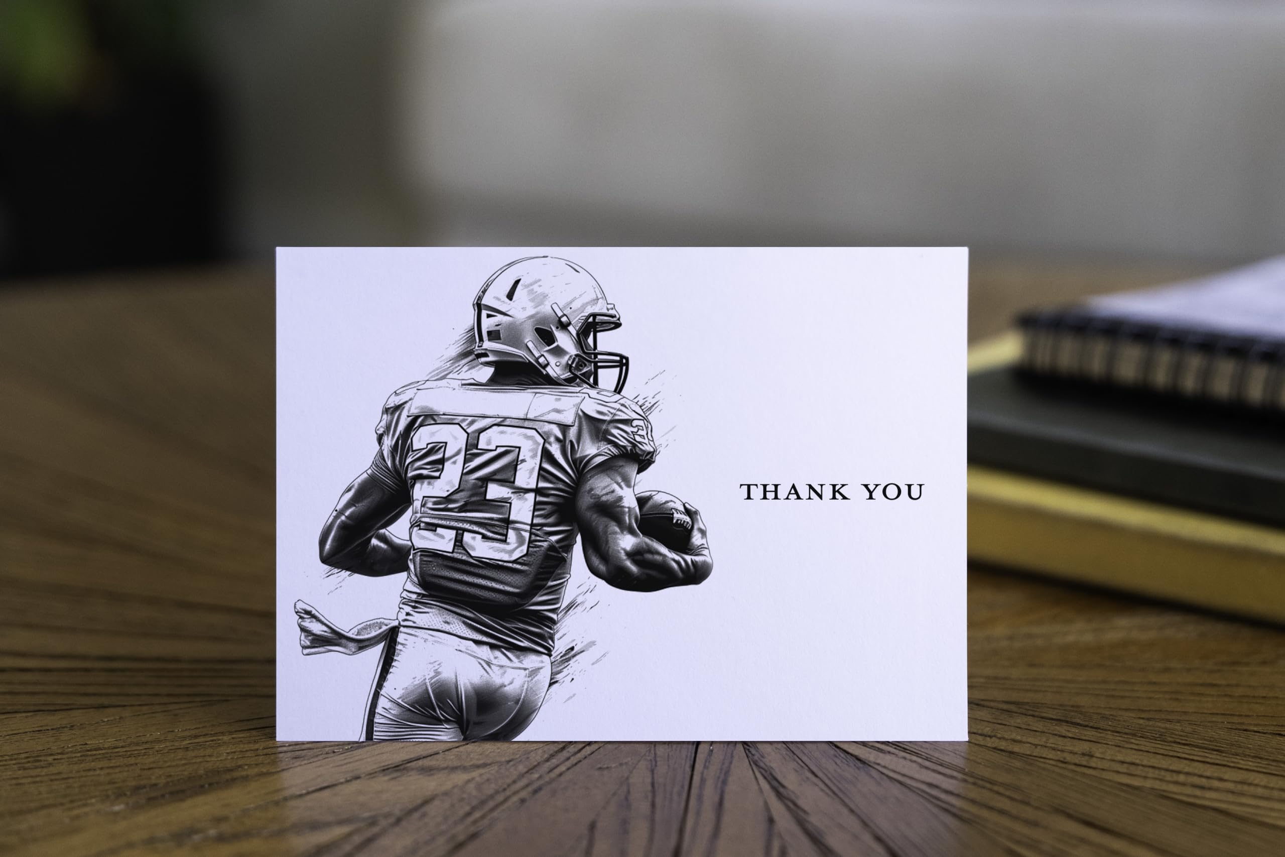Football Themed Thank You Cards - Image 6