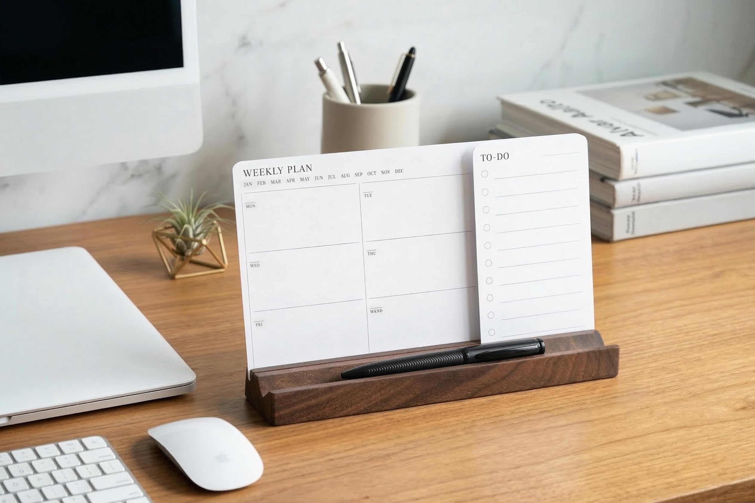 Minimalist Weekly Planner Desk Set - Image 2