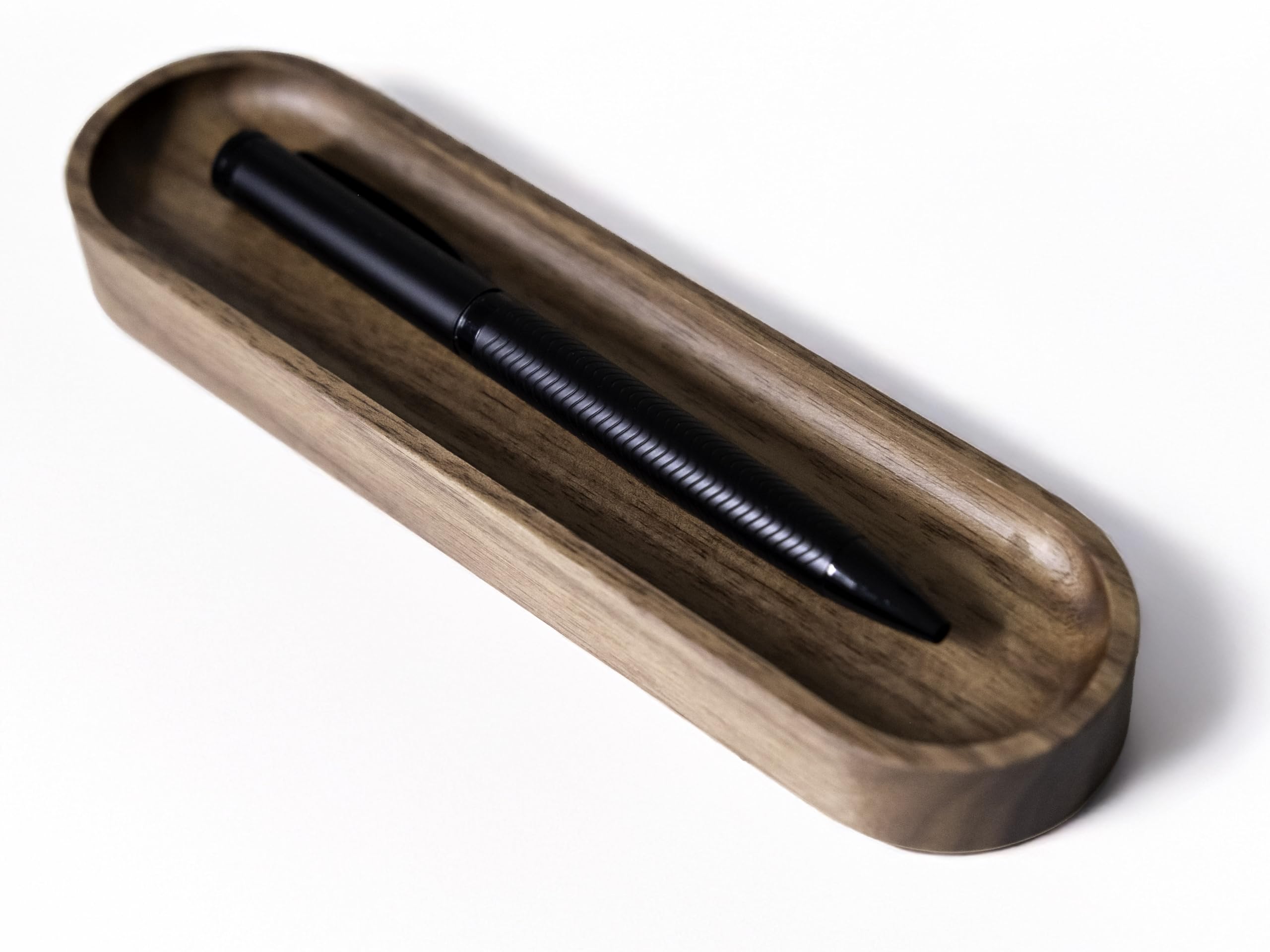 Walnut Minimalist Pen Tray