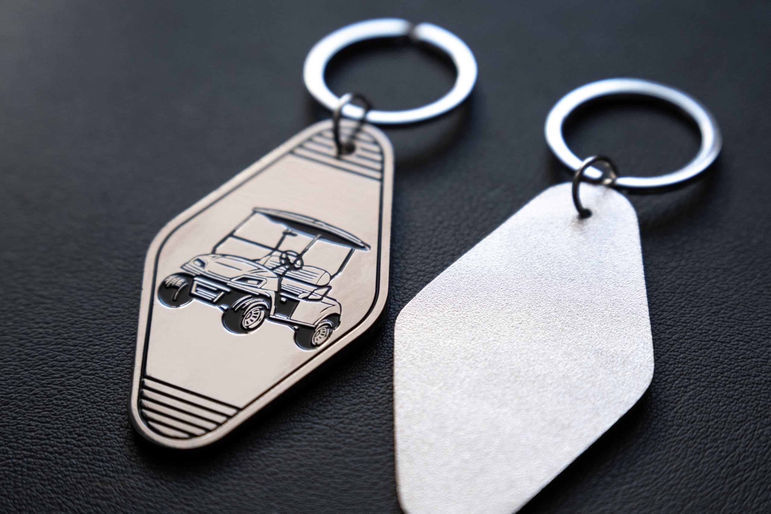 Metal Golf Cart Keychain - Image 4