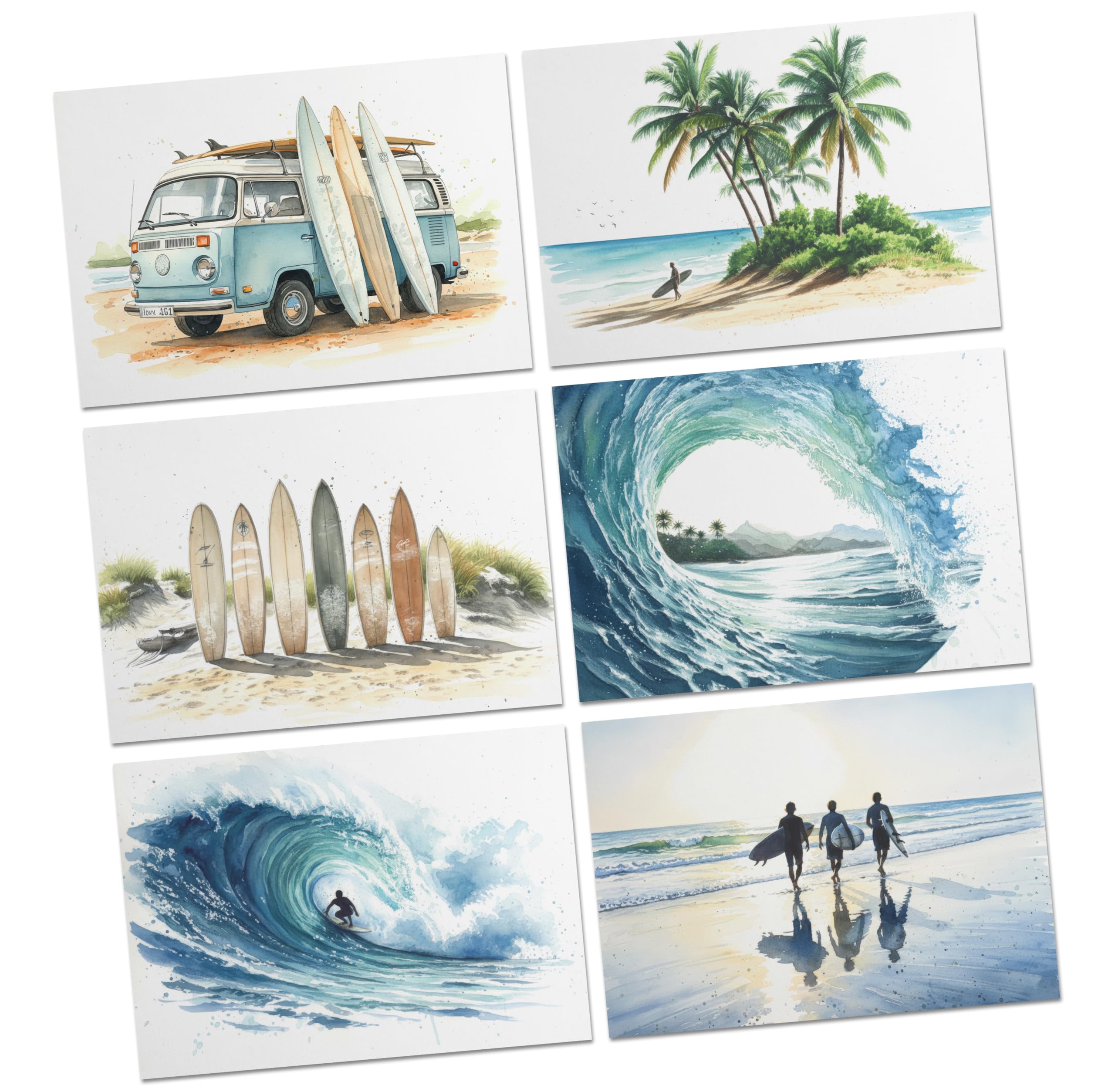 Vintage Surf Cards