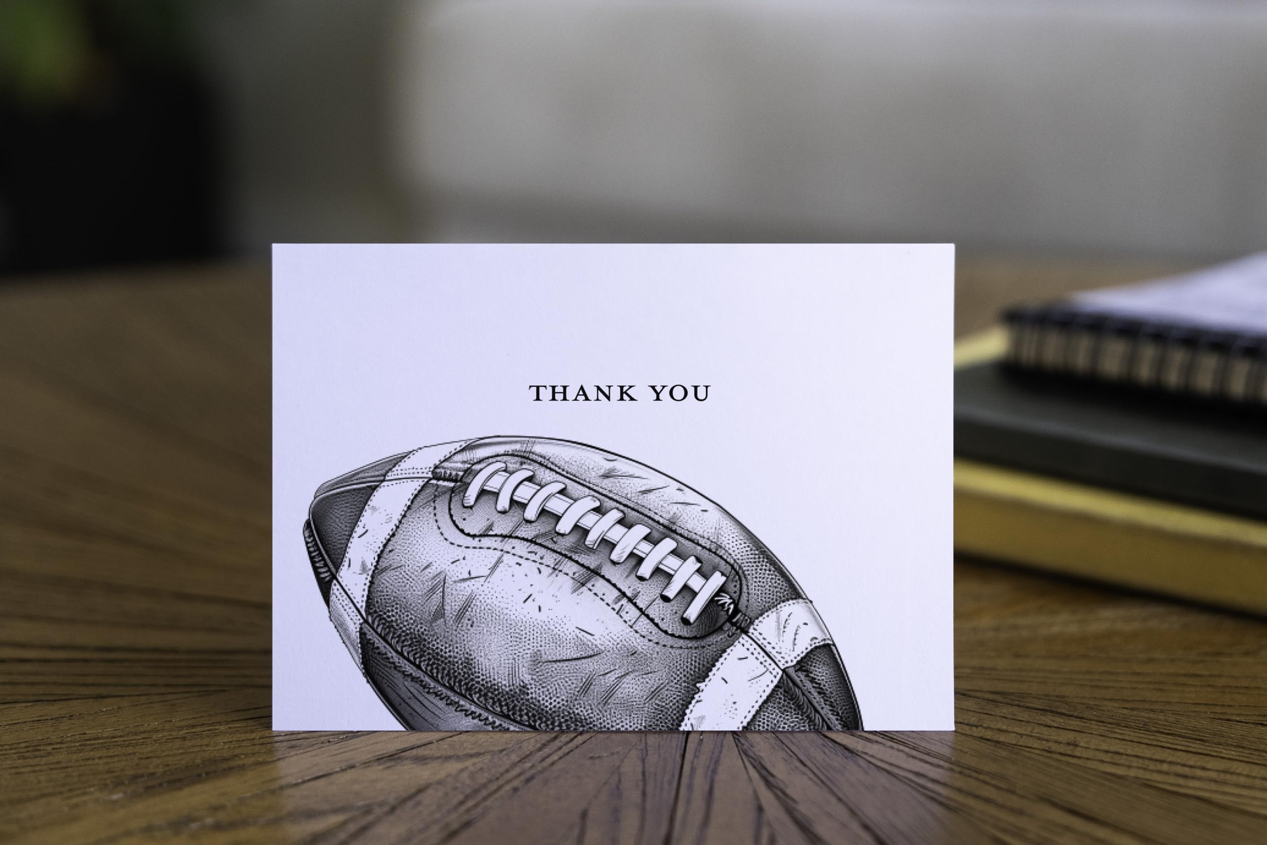 Football Themed Thank You Cards - Image 2