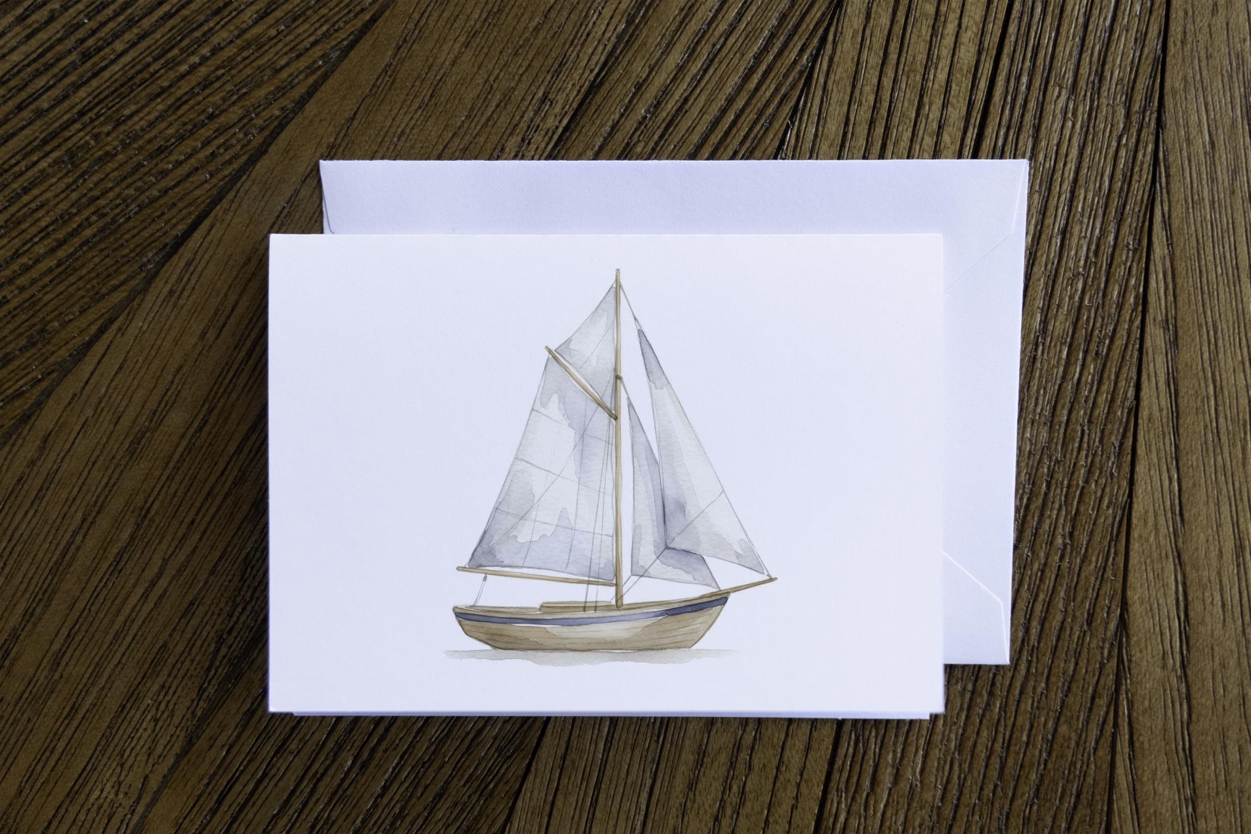 Watercolor Coastal & Nautical Cards - Image 4