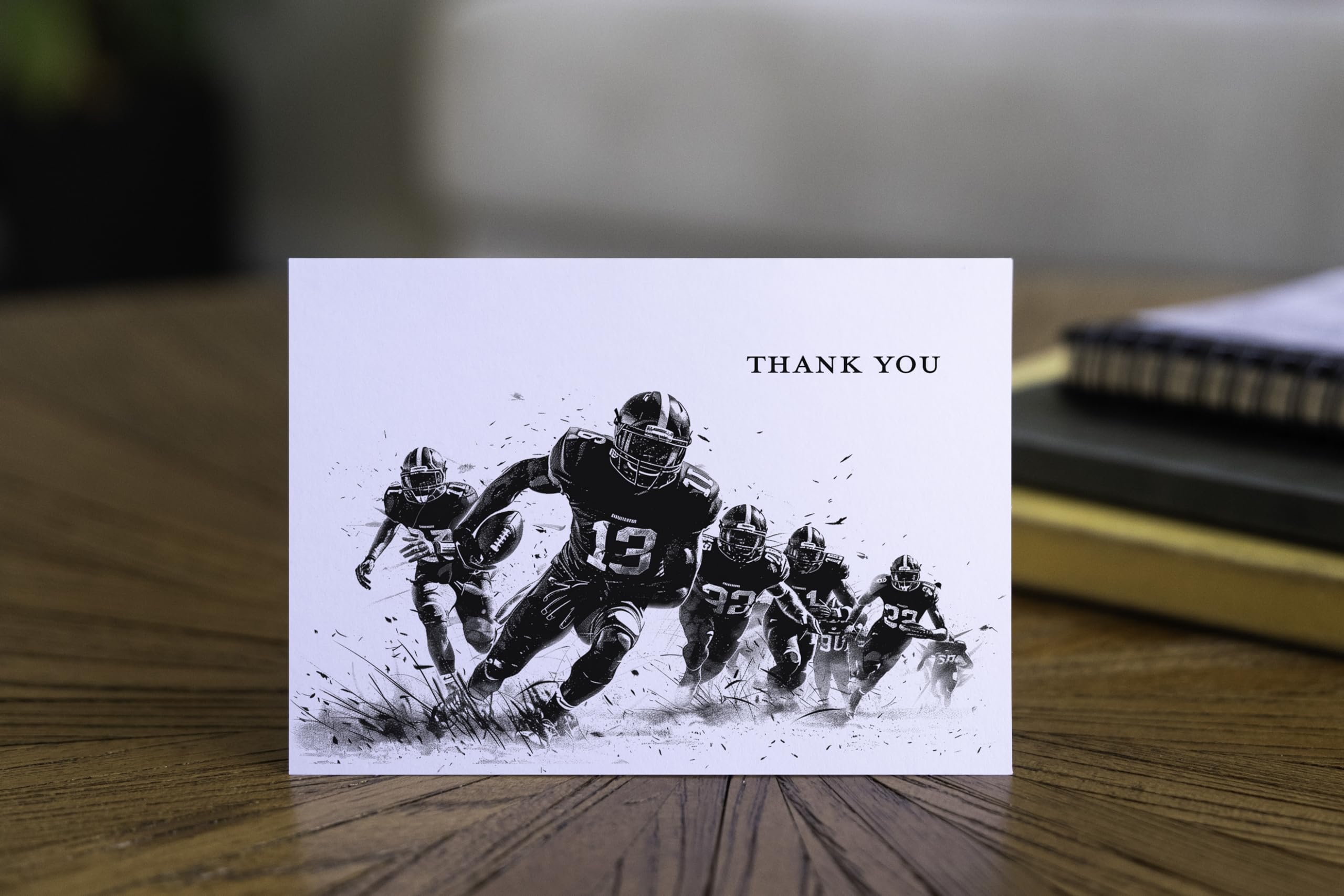 Football Themed Thank You Cards - Image 5