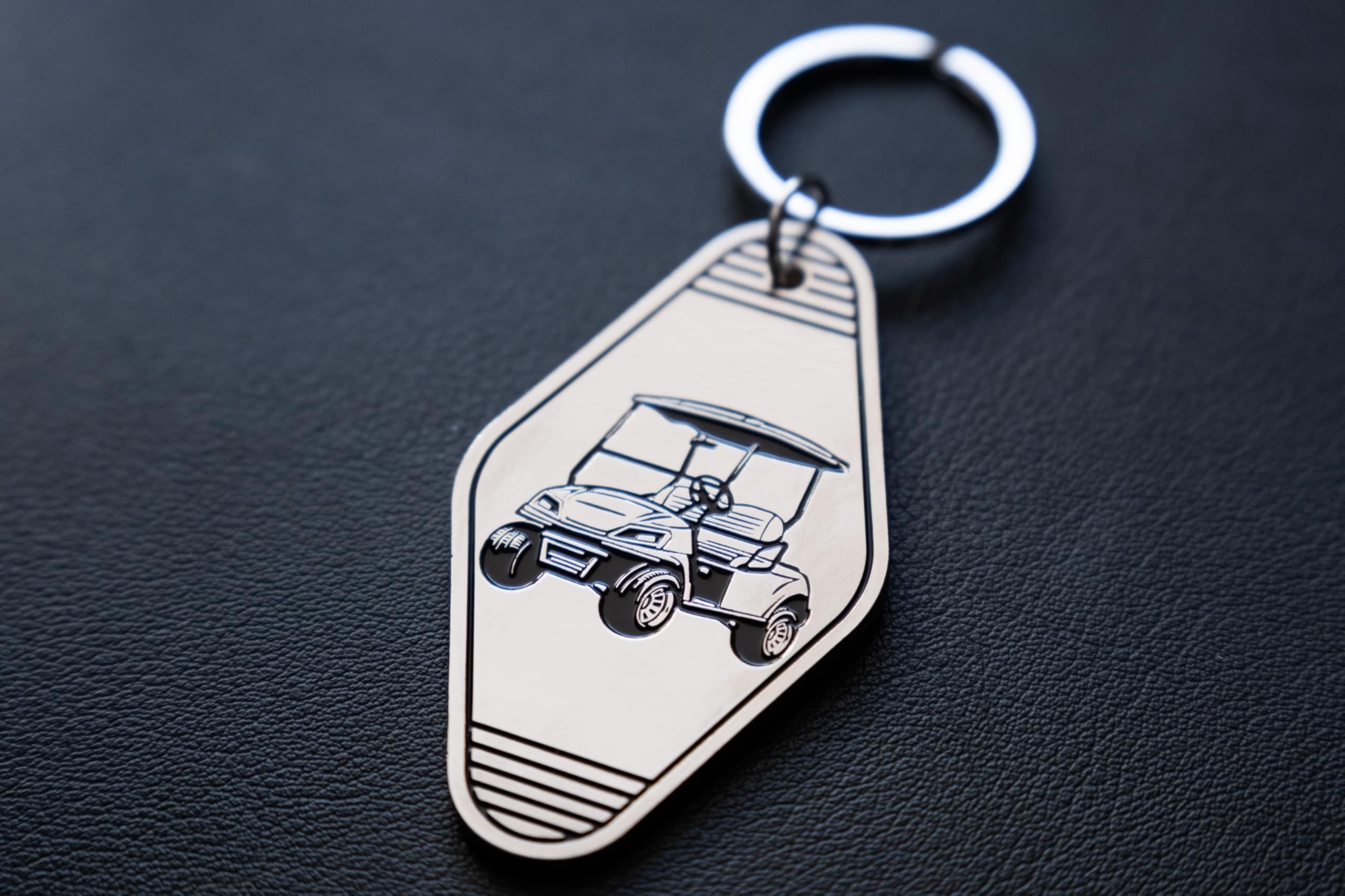 Metal Golf Cart Keychain - Image 3