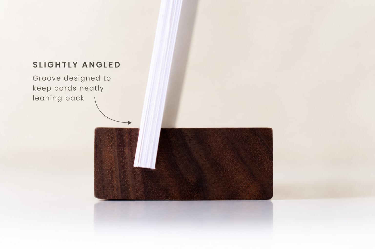 Black Walnut Wood Calendar Stands - 2 Pack - Image 3