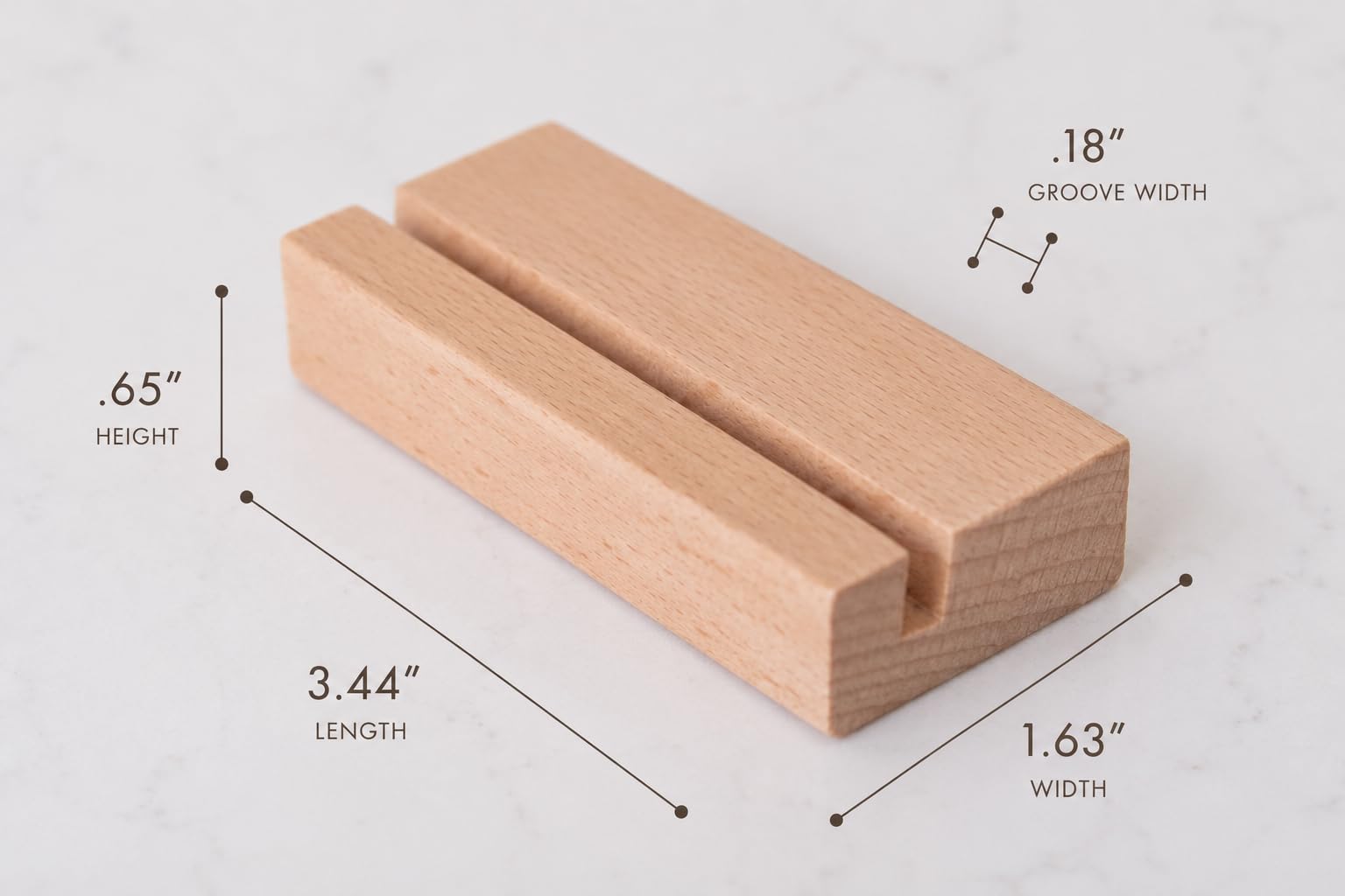 Beech Wood Calendar Stands - 2 Pack - Image 5