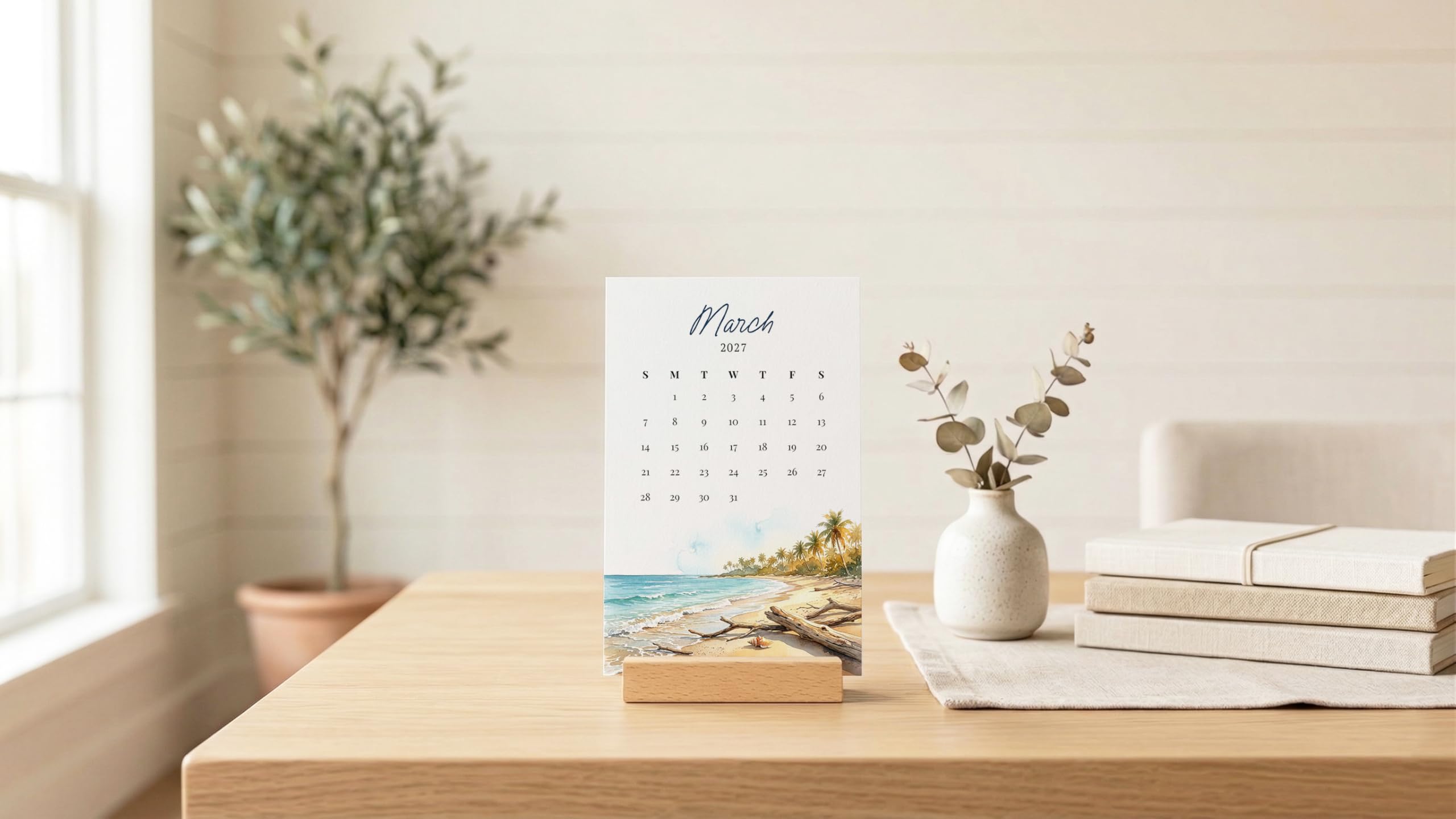 2027 Desk Calendar - Beaches - Image 6