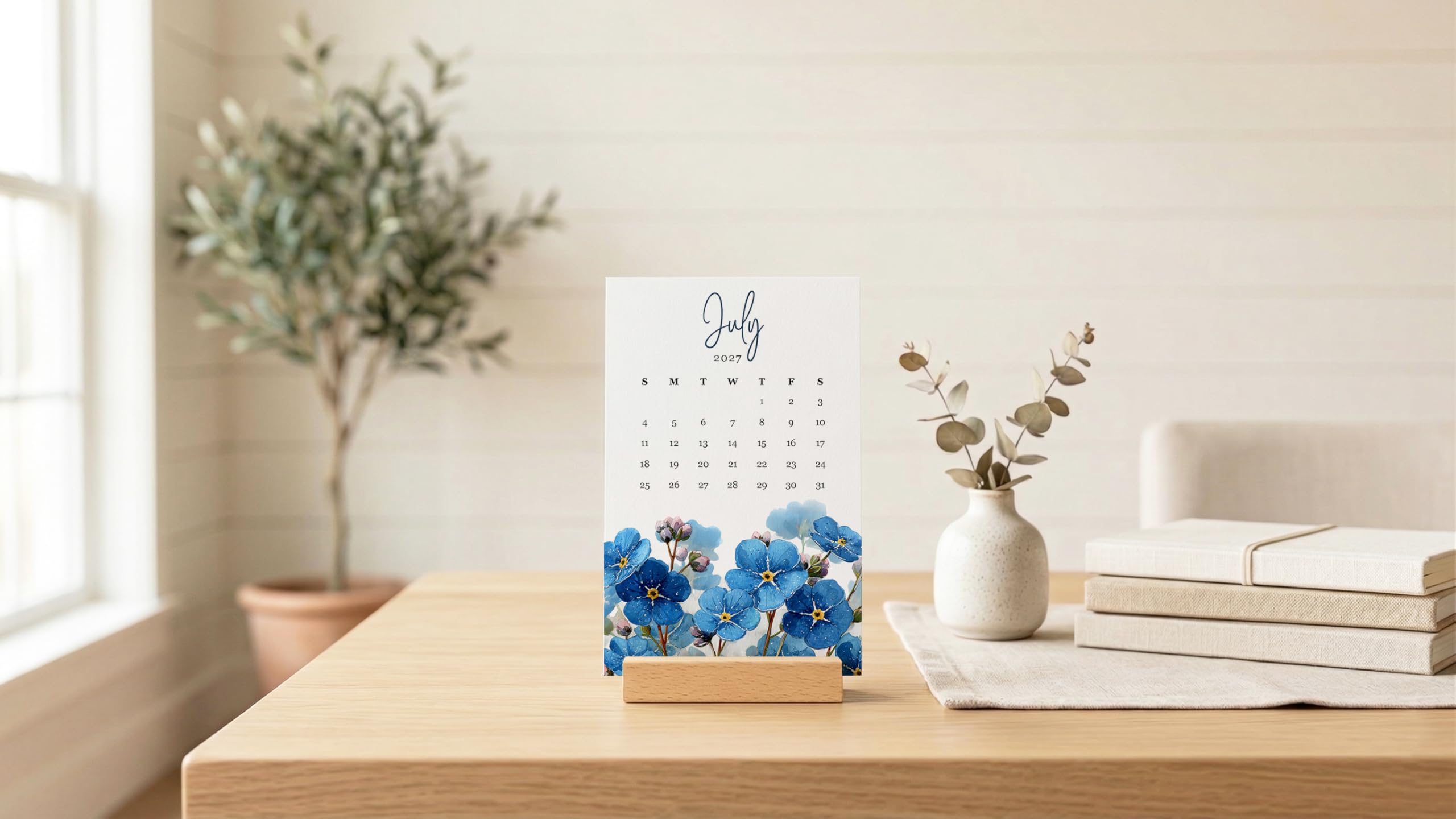 2027 Desk Calendar - Wildflowers - Image 6
