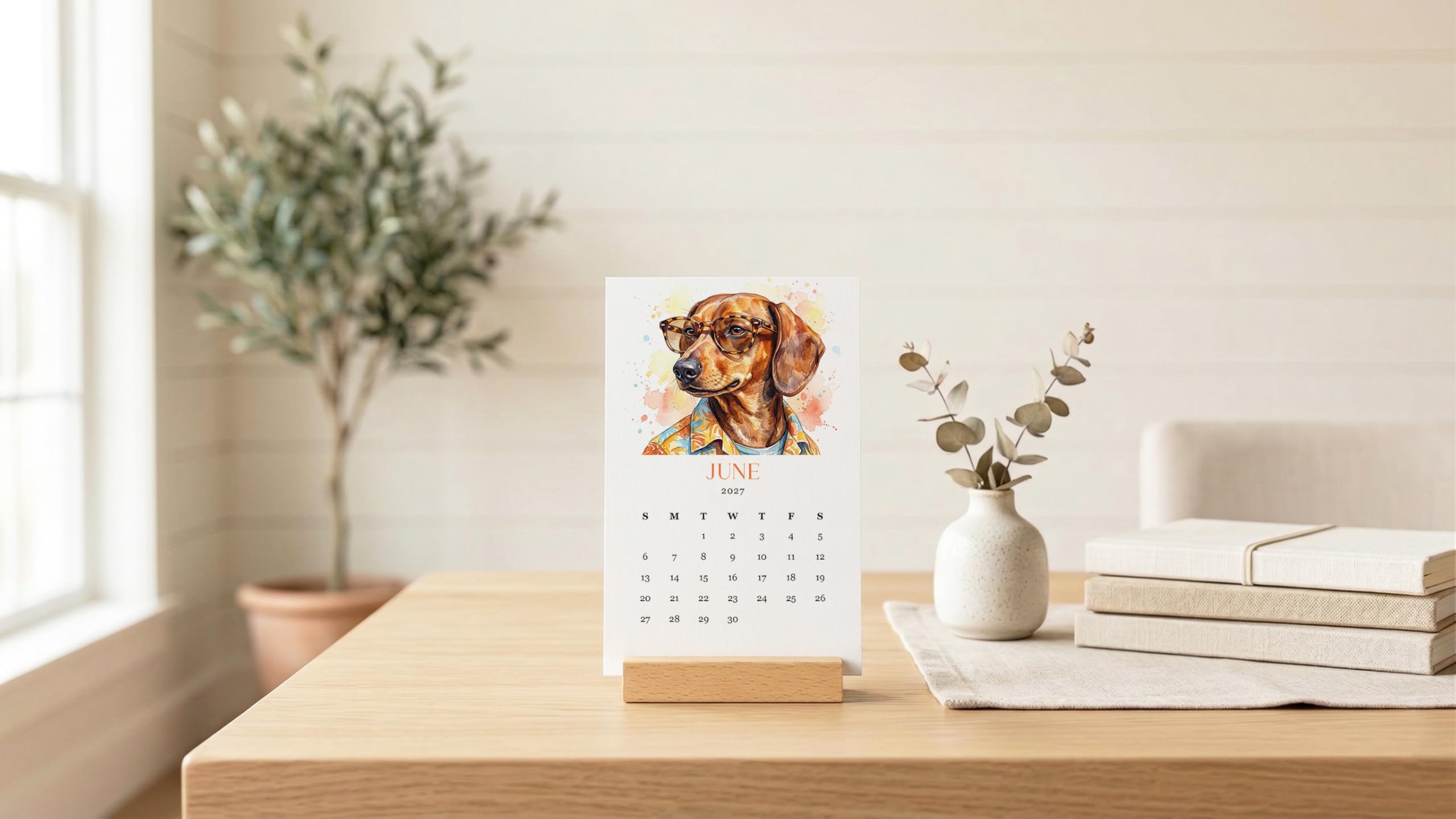 2027 Desk Calendar - Cool Dogs - Image 6