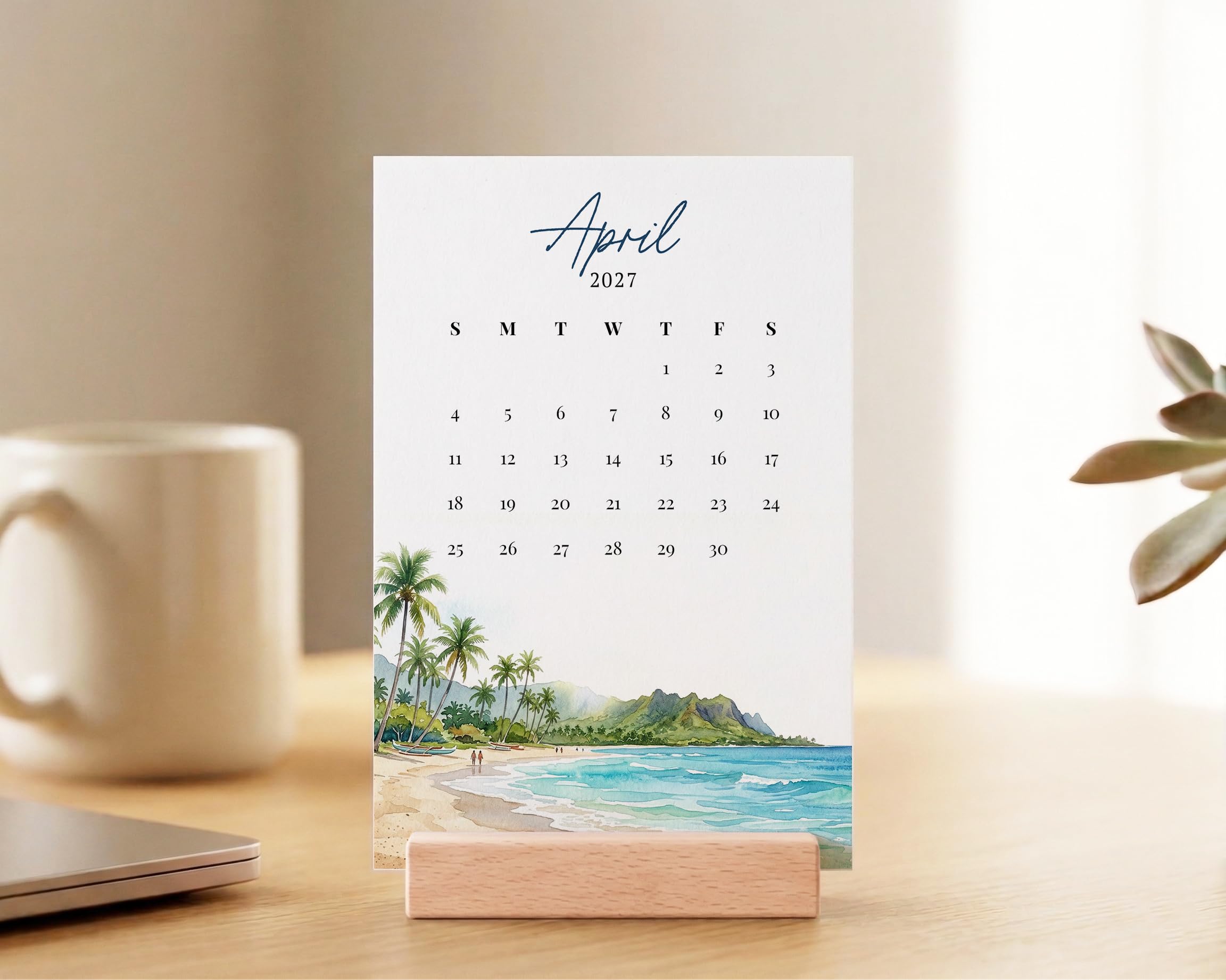 2027 Desk Calendar - Beaches - Image 5