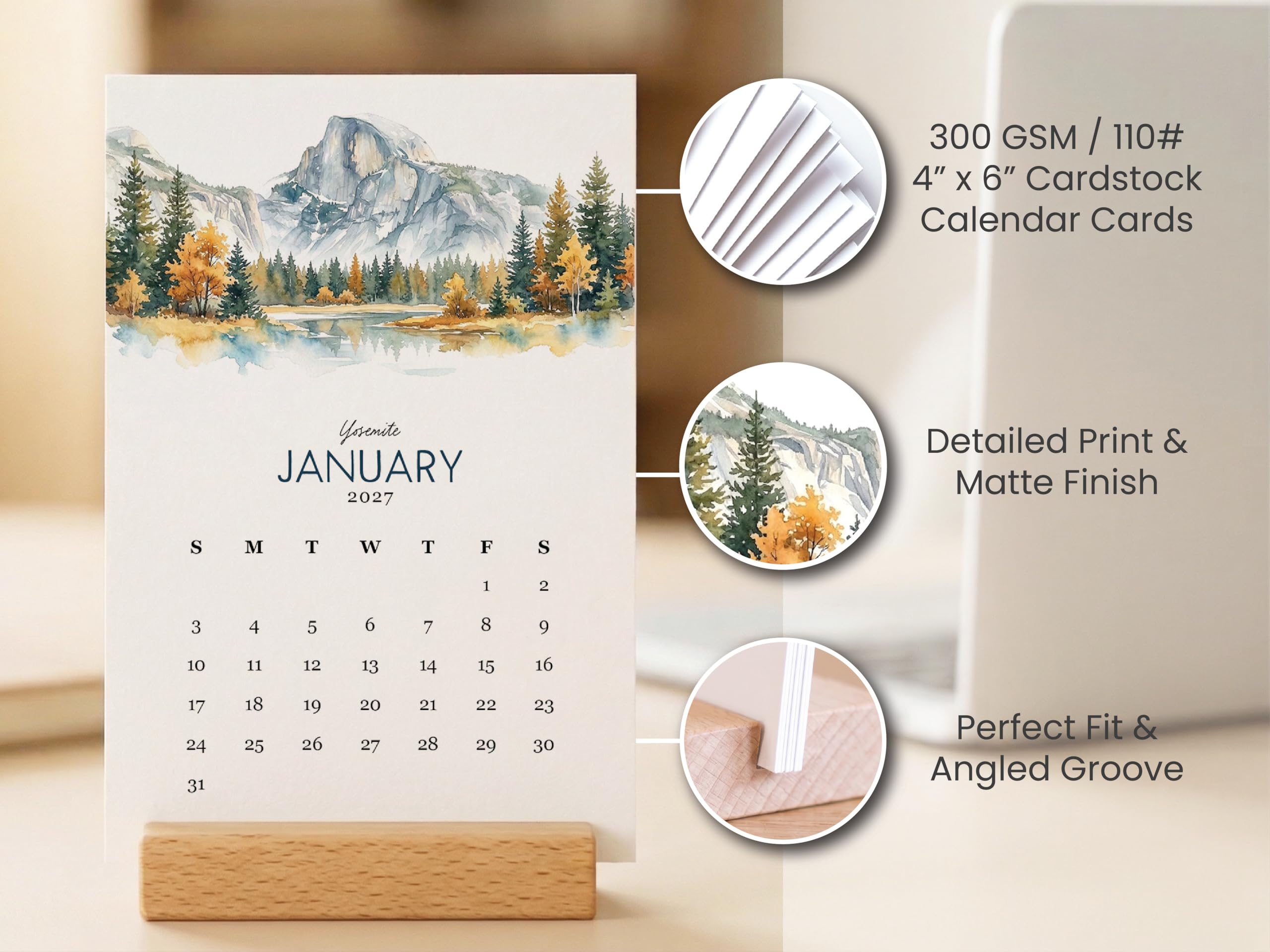 2027 Desk Calendar - National Parks - Image 2