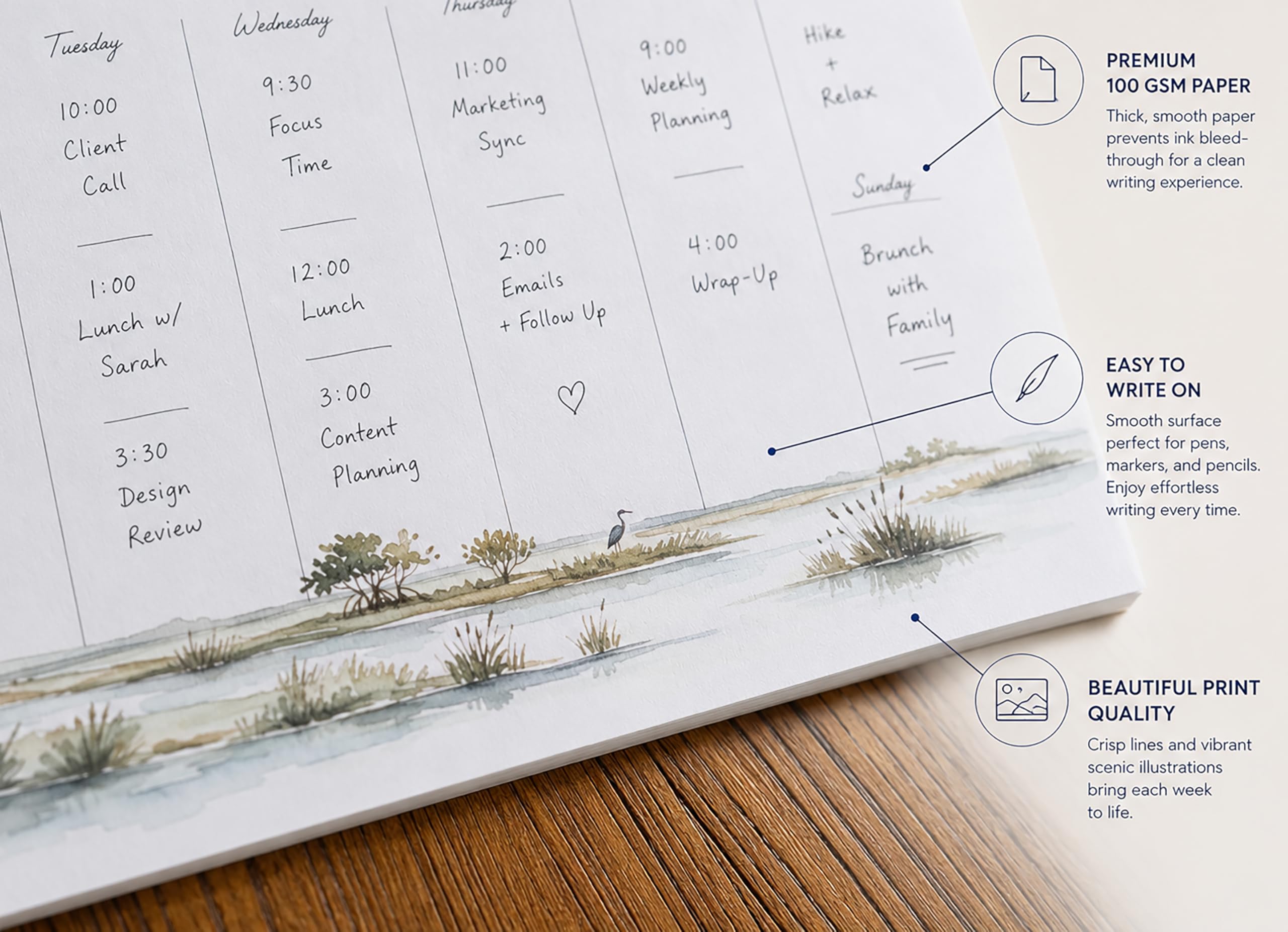 National Parks Weekly Planner Tear Off Pad - Image 6
